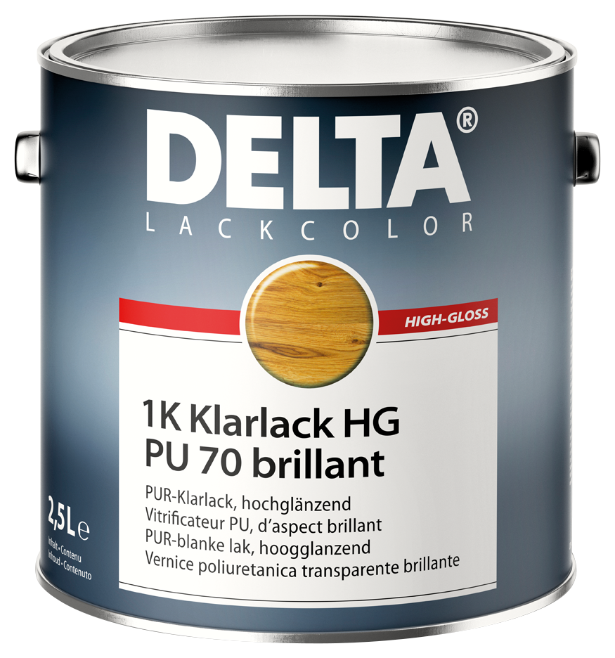 DELTA® 1K Klarlack HG / PU 70 brillant