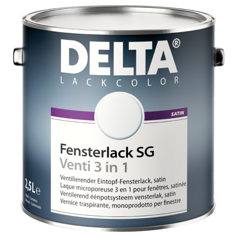 DELTA® Fensterlack SG / Venti 3 in 1